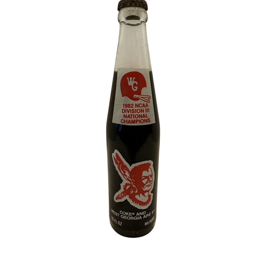 Coca-Cola Vintage 1982 NCAA Championship West Ga Bottle